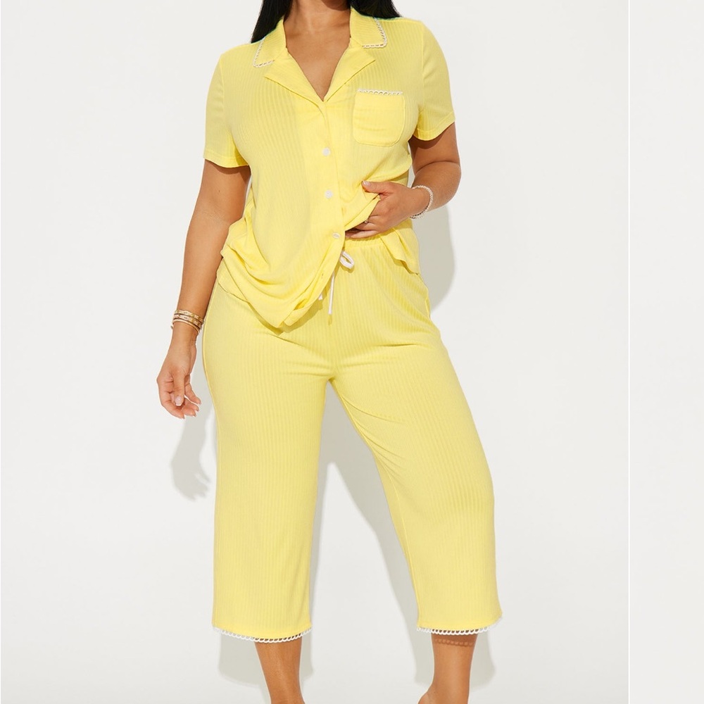 Yellow Women's pj set